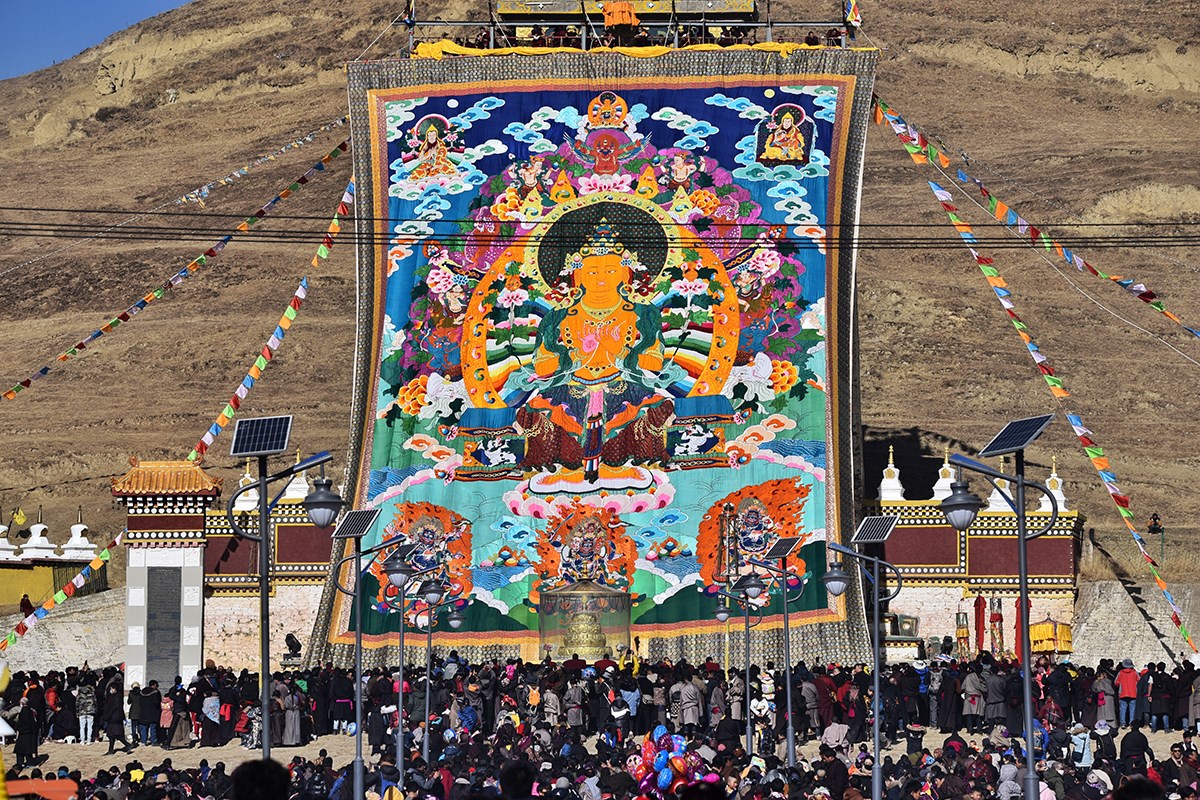 Monlam Fest (Neujahrsfest, Losar) in Aba