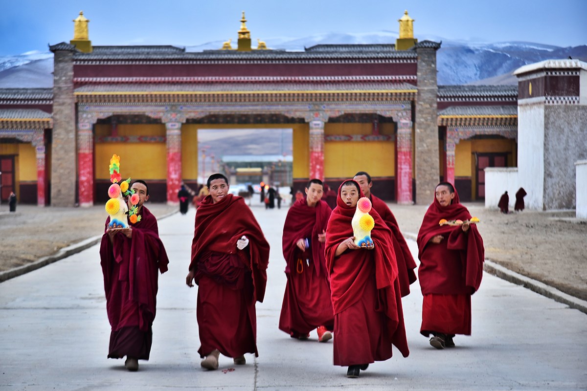 Monlam Fest (Neujahrsfest, Losar) in Aba
