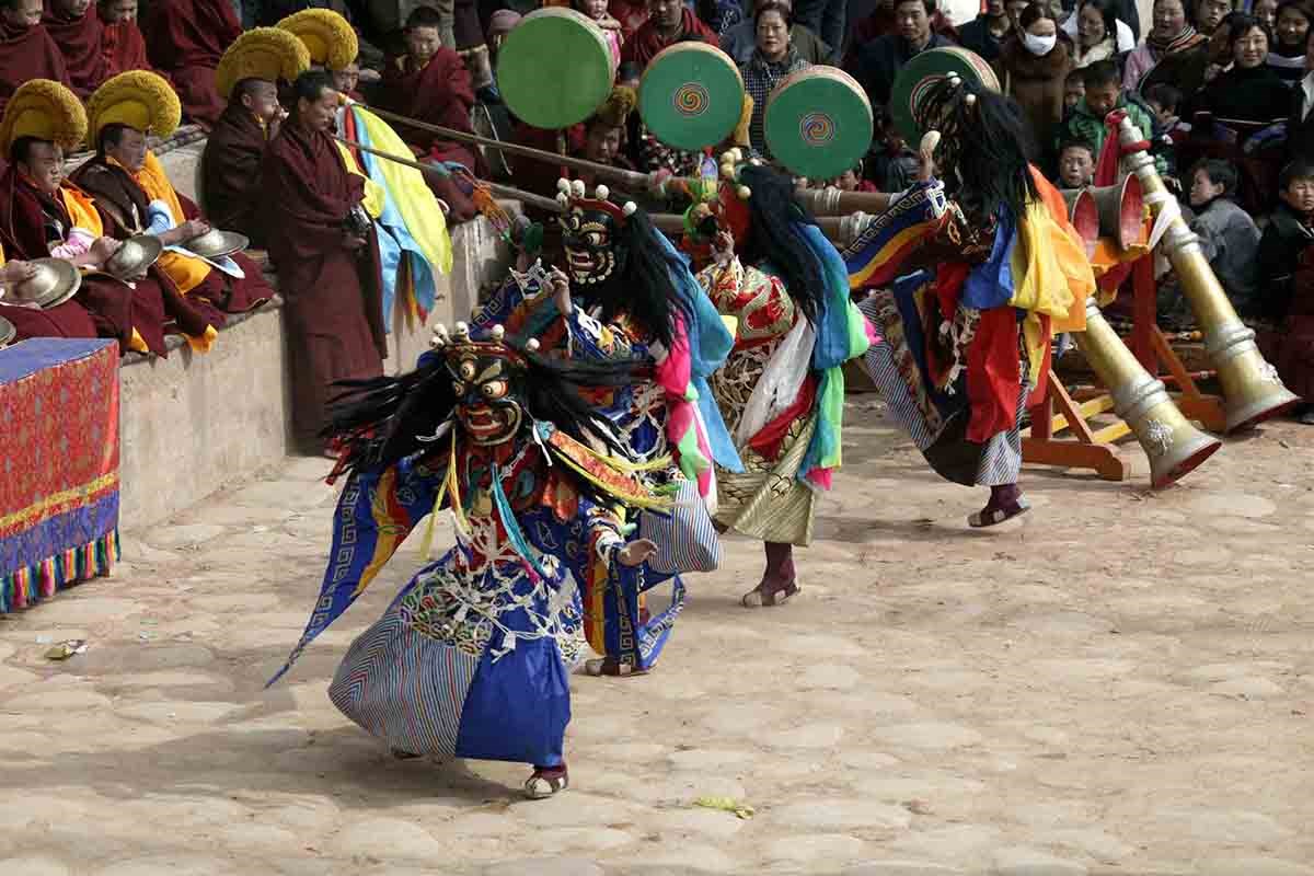 Monlam Festival (Neujahrsfest, Losar) in Tongren