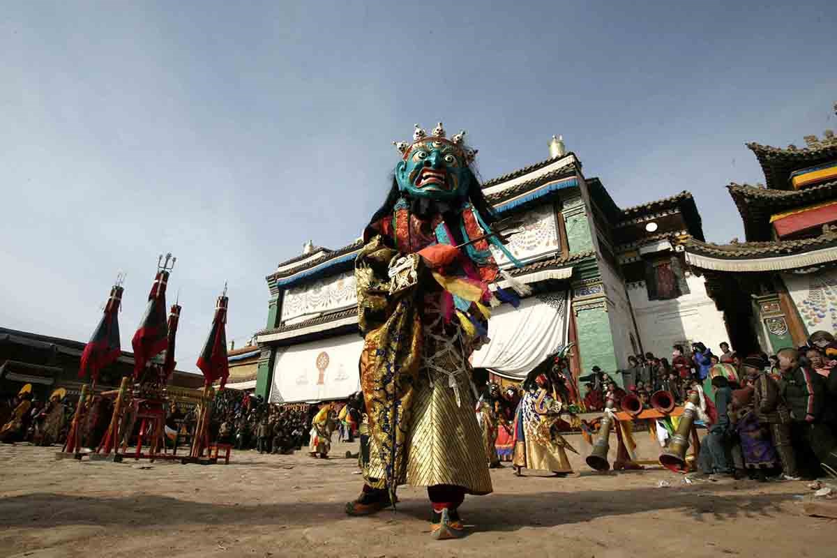 Monlam Festival (Neujahrsfest, Losar) in Tongren