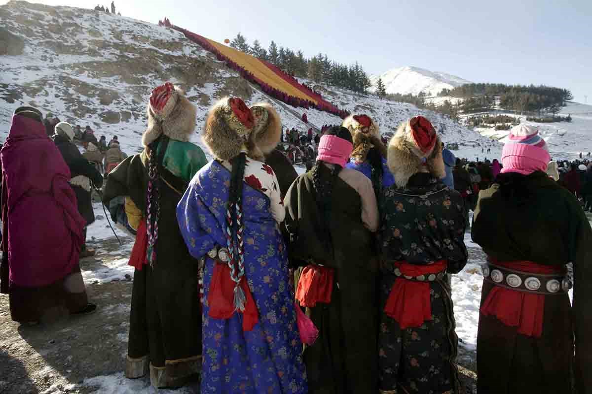 Monlam Festival (Neujahrsfest, Losar) in Tongren