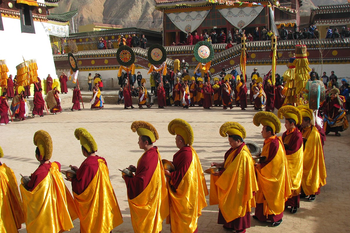 Monlam Festival (Neujahrsfest, Losar) in Tongren