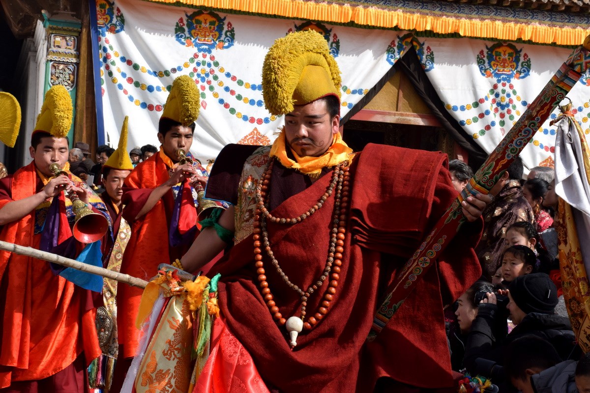 Monlam Fest des Labrang Klosters in Xiahe