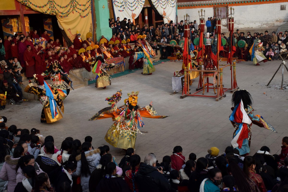Monlam Fest des Labrang Klosters in Xiahe
