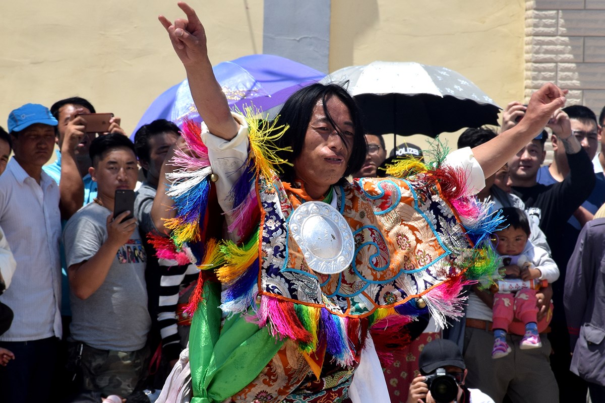 Shaman Festival in Tongren | Foto von Prof. Hans Först