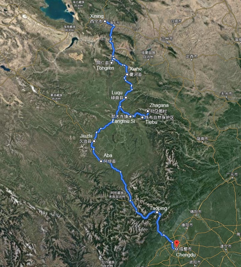 Reise zum Monlam Festival in Tongren, Langmusi, Luqu und Aba 2027