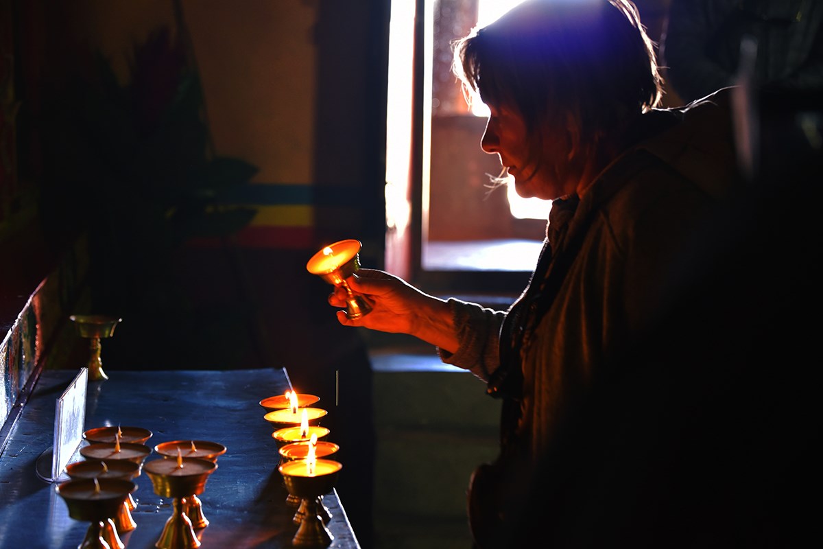 Tashi Monastery by Nam Tso | Foto von Liu Bin