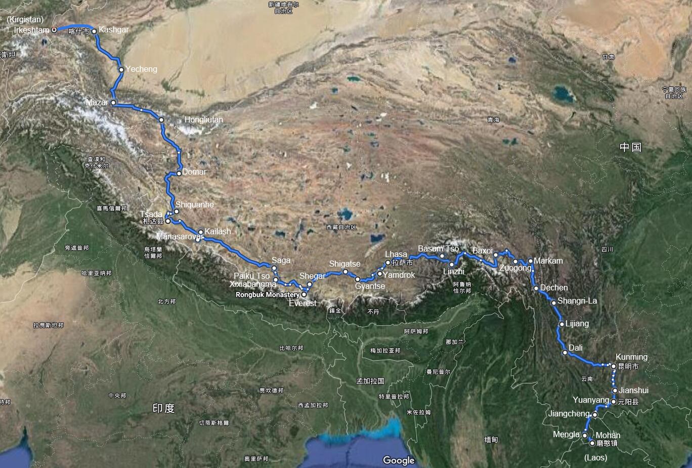 Selbstfahrerreisen von Yunnan über Tibet nach Xinjiang