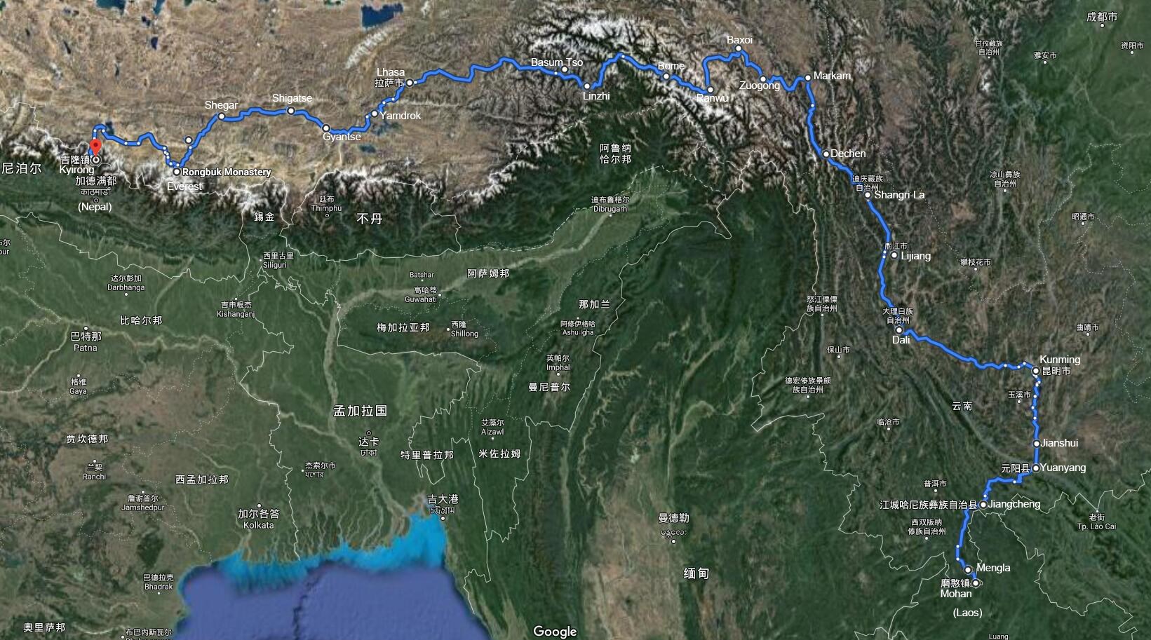 Selbstfahrerreisen von Tibet nach Yunnan