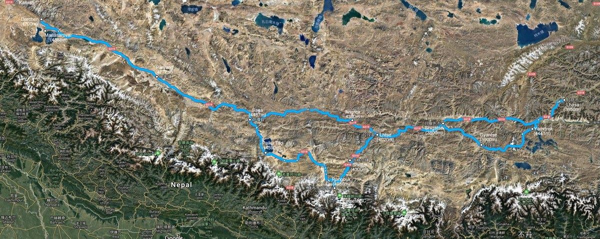 Motorradreise zum Everest BC und Kailash in Westtibet