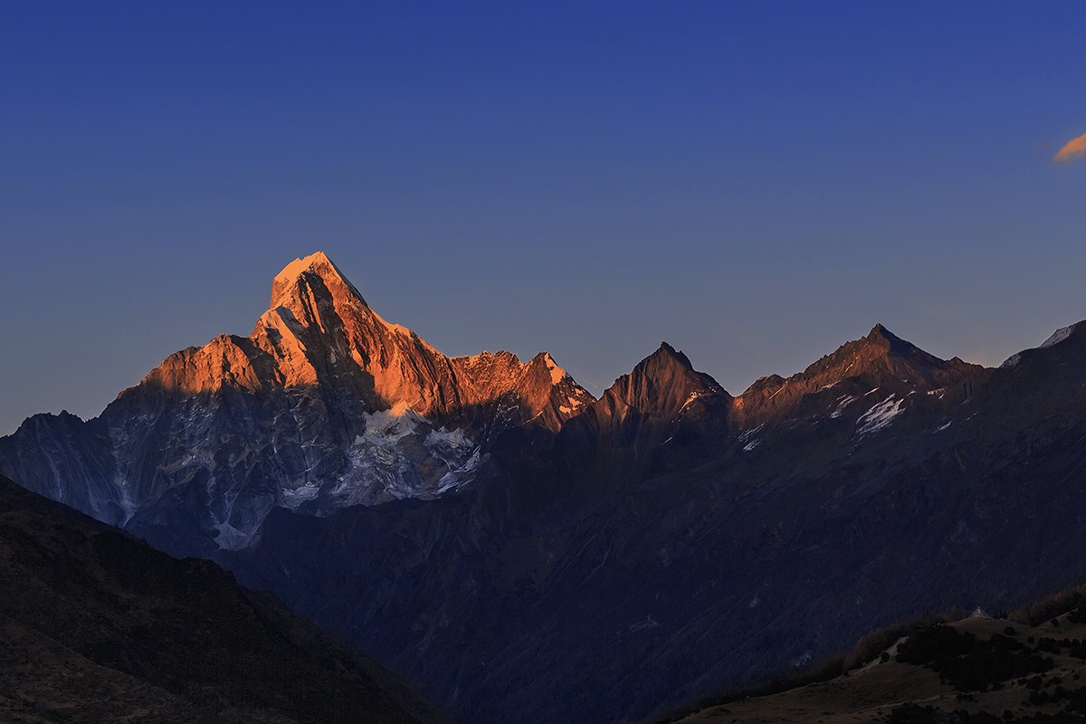 Sunset of Siguniang Shan | Foto von Min Zhao